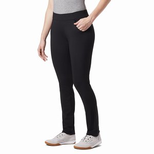 Columbia Pantalones Largos Anytime Casual™ Pull On Mujer Negros (384SPHUOG)